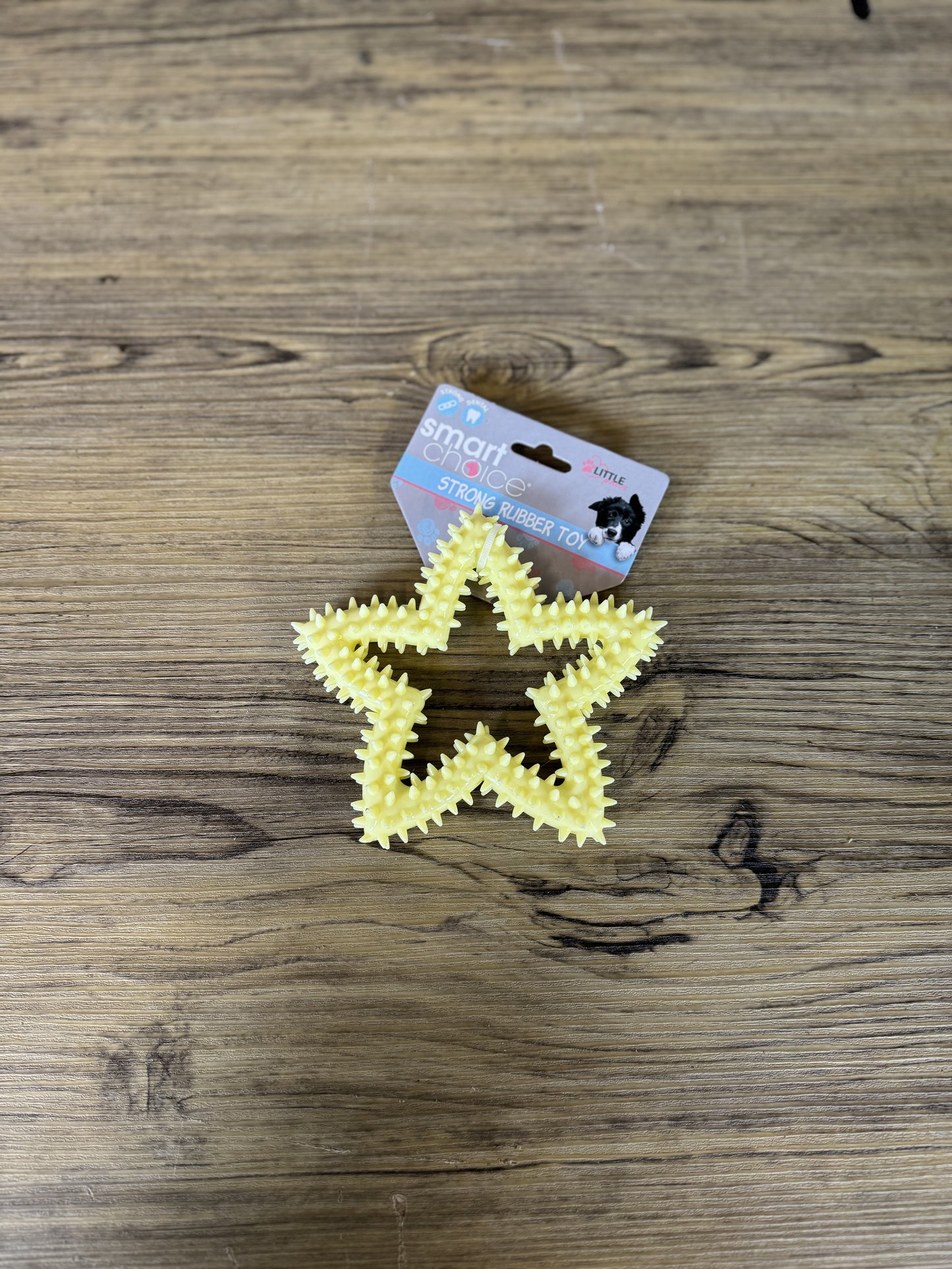 Puppy Star Shaped Spiky Rubber Toy