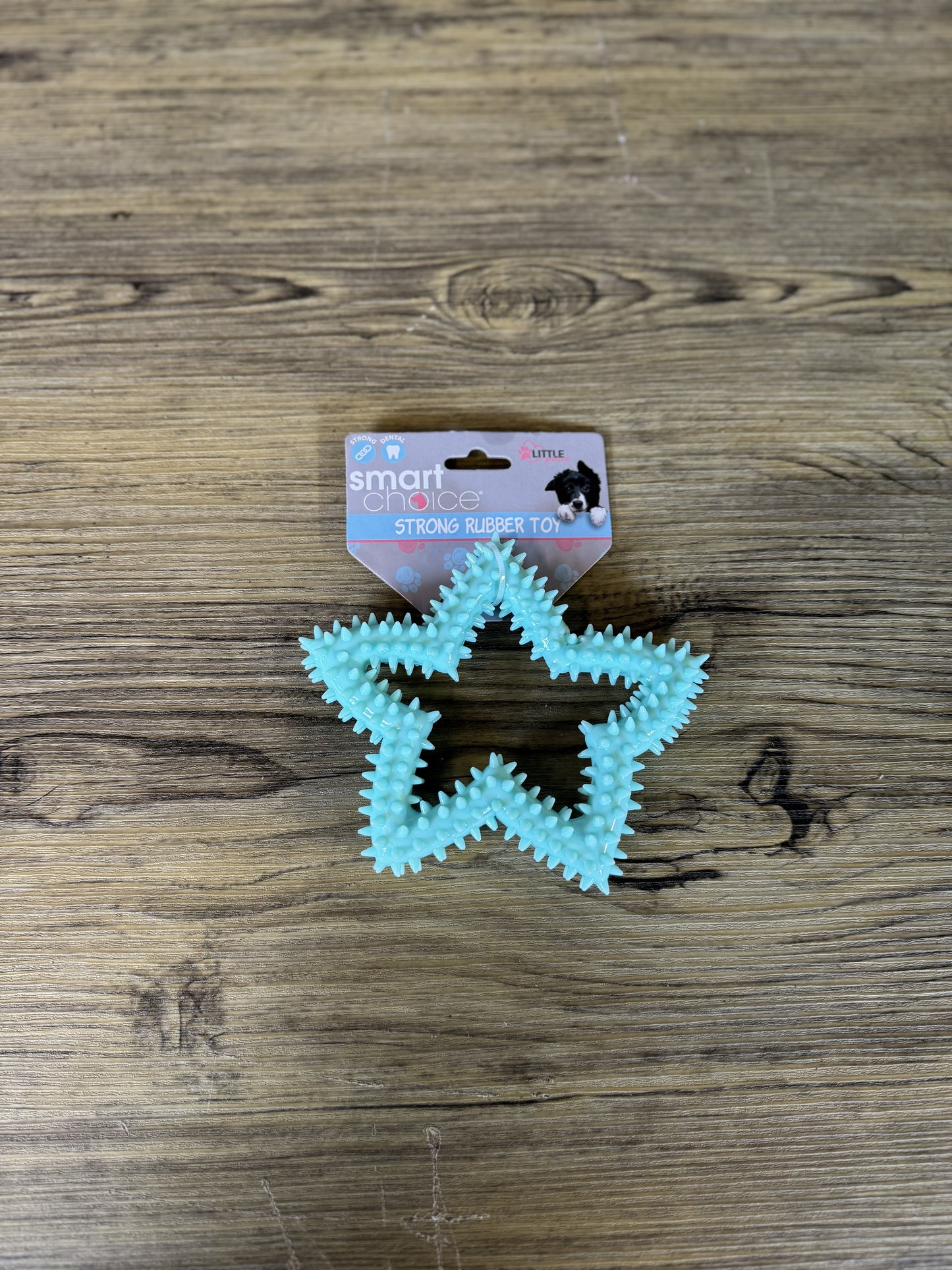 Puppy Star Shaped Spiky Rubber Toy