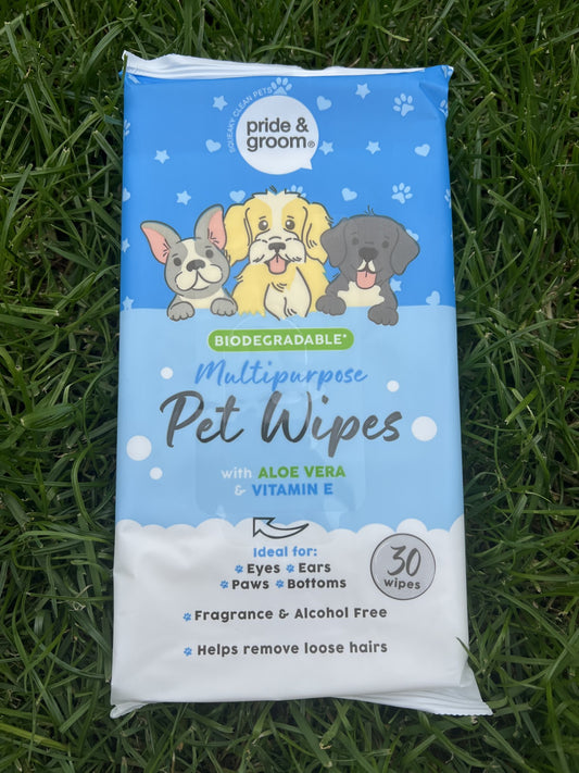 Pride & Groom Pet Wipes